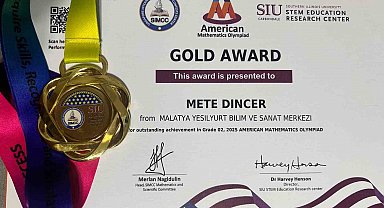 Malatyalı öğrencilerden uluslararası matematik başarısı