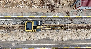 Mardin'de bir mahallede daha atıksu hattı döşeme çalışması tamamlandı