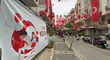 Marmaris'te 105 Sokak'ta bayram coşkusu büyüdü