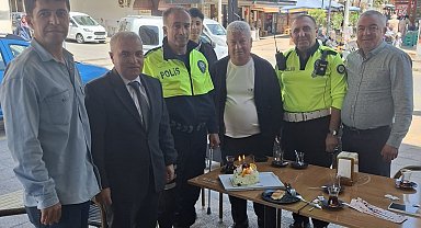 Mersin'de 28 yıllık polis memuru telsizden veda etti