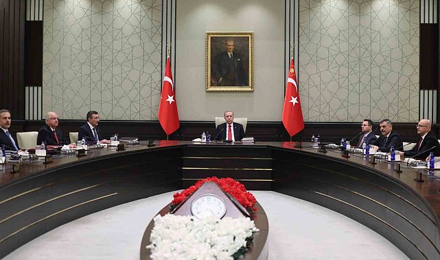 Milli Güvenlik Kurulu, Cumhurbaşkanı Recep Tayyip Erdoğan'ın başkanlığında toplandı.