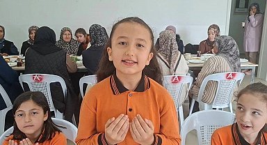 Minik Birsen'in yemek duası gönülleri fethetti