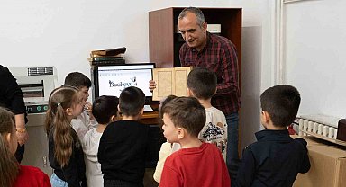 Minik öğrenciler Kütüphane Haftası'nda kitaplarla buluştu