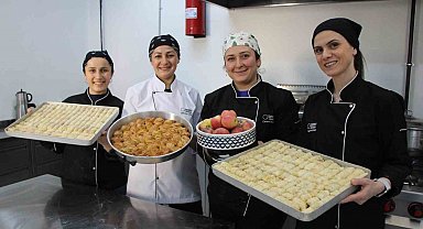 Misket elma tadında baklava