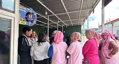 Mobil sigara bırakma polikliniğine kadın işçilerden yoğun ilgi