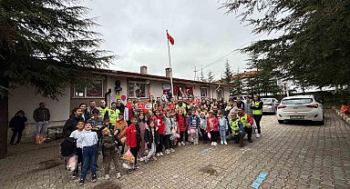 Motosiklet tutkunları çocukları unutmadı