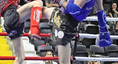 Muaythai Türkiye Şampiyonası'nda kürsüye Kayseri ambargosu