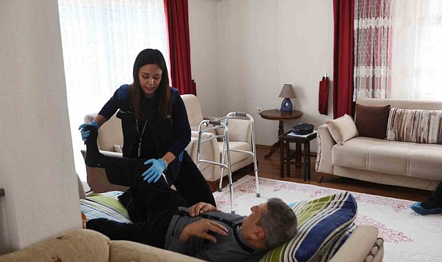 Muğla Büyükşehir'in Fizyoterapi hizmeti hastaların ayağına gidiyor