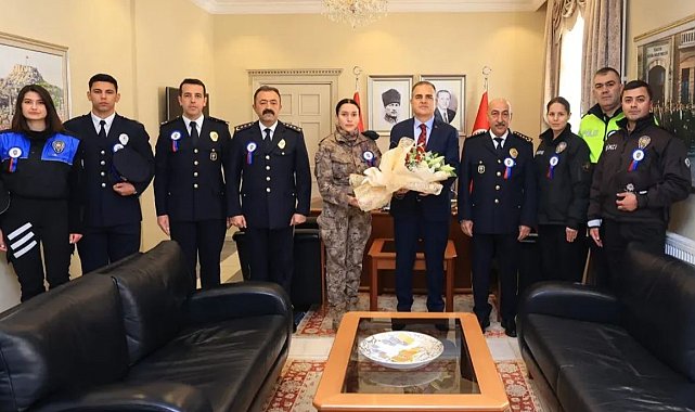 Muğla Valisi Akbıyık'tan Türk Polis Teşkilatı'nın 181. yılına özel kabul