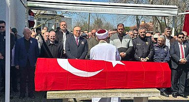 Muratlı'da gazi polis için son görev