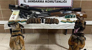 Muş'ta silah ve mühimmat ele geçirildi