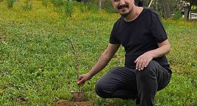 Mut Devlet Hastanesi bahçesine 150 fidan dikildi