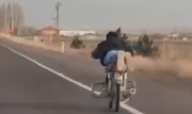 Nevşehir'de trafikte tehlike saçan motosiklet sürücüsüne 88 bin 500 TL ceza