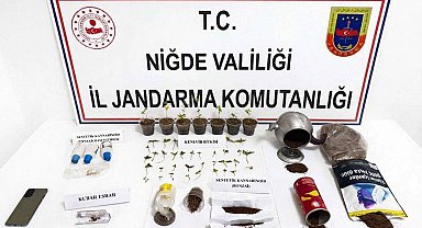 Niğde'de uyuşturucu operasyonu: 1 gözaltı