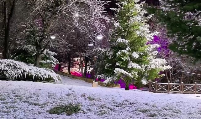 Nisan karı mest eden manzaralar oluşturdu