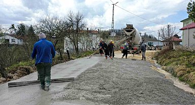 Ordu'da beton yol seferberliği sürüyor