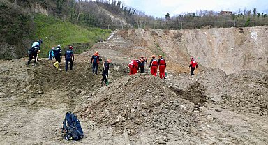 Ordu'da heyelan tatbikatı