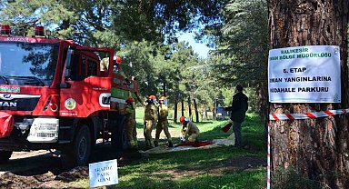 Ormancılar madalya için kıyasıya yarıştı