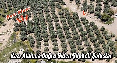 Osmaniye'de kaçak kazı yapan 6 kişi dronla yakalandı