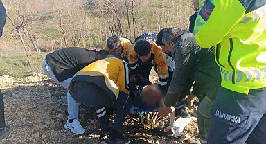 Otomobil yayaya çarptı: 1 yaralı