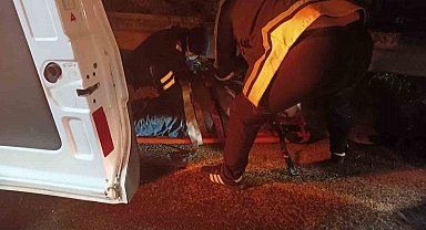 Otomobilin çarptığı yaya ağır yaralandı