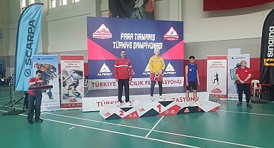Para Tırmanış Türkiye Şampiyonasında Denizli'yi gururlandıran başarı