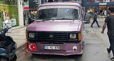 Park yasağını ihlal eden kamyonet hacizli ve yakalamalı çıktı