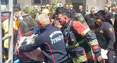 Patlama sonrası çıkan yangında engelli şahıs hayatını kaybetti