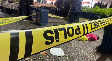 Pazarda bıçaklı yaralama