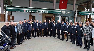 Polis Haftası: Bafra'da şehit polislere dua, vatandaşa bilgilendirme