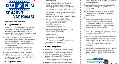 "Direniş ve Adalet" temalı Kısa Film Senaryo Yarışması'na başvurular 15 Mayıs'ta sona eriyor