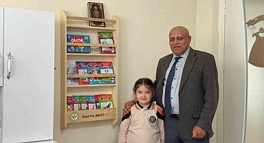 "Her Ev Kütüphane Olsun" Projesiyle 170 öğrencinin evine kütüphane