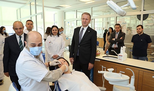 Rektör Baş: "Diş Hekimliği Fakültesi'nde yürütülen çalışmalar memnuniyet verici düzeyde"