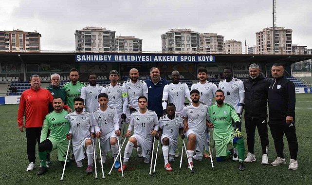 Şahinbey Ampute'den gol şov: 5-0