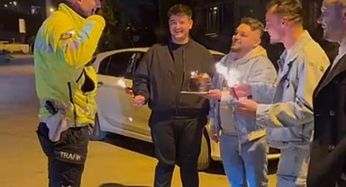 Sahte ihbarla polis haftasını kutladılar