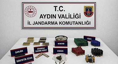 Saklanan uyuşturucuları narkotik köpeği buldu