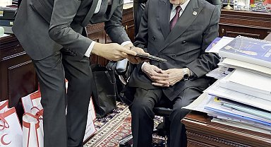 Samsun çalışma raporu MHP Lideri Bahçeli'ye sunuldu