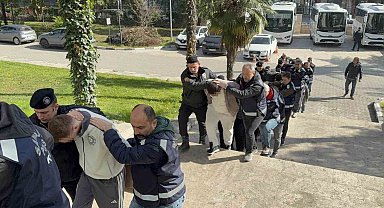 Samsun merkezli suç örgütü operasyonu: 25 gözaltı