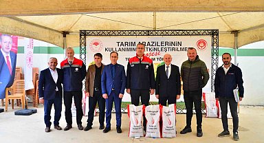 Samsun'da çiftçilere sorgum sudan tohumu dağıtıldı