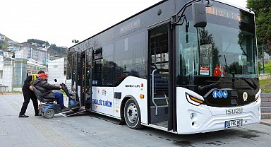 Samsun'da Engelsiz Turizm Otobüsü hizmette