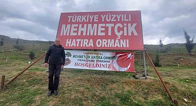 Samsun'da Mehmetçik Hatıra Ormanı'na fidan dikildi