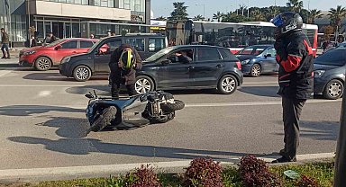 Samsun'da motosiklet kazaları