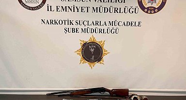 Samsun'da uyuşturucu ve silah operasyonu
