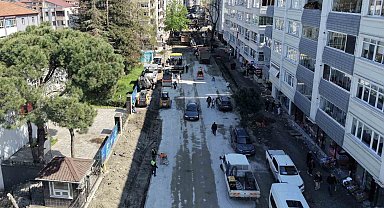 Samsun'da yol ve kaldırımlar yenileniyor