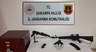 Şanlıurfa'da 3 adet ruhsatsız silah ele geçirildi