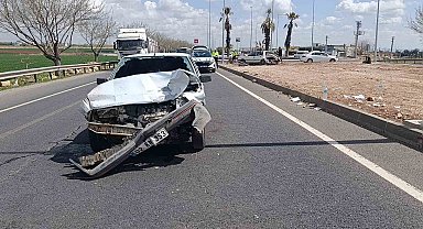 Şanlıurfa'da iki otomobil çarpıştı: 4 yaralı