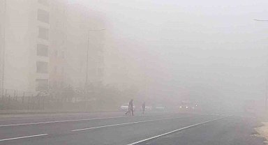 Şanlıurfa'da sis nedeniyle görüş mesafesi düştü