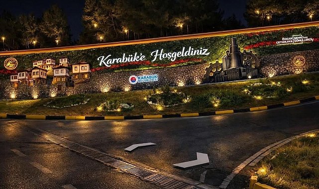 Şehir girişlerine estetik görünüm kazandırılıyor