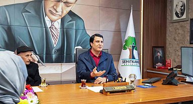 Şehit ailelerinden Başkan Yılmaz'a destek ziyareti