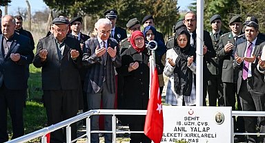 Şehit Anıl Yalap, şehadetinin 8. yılında dualarla anıldı